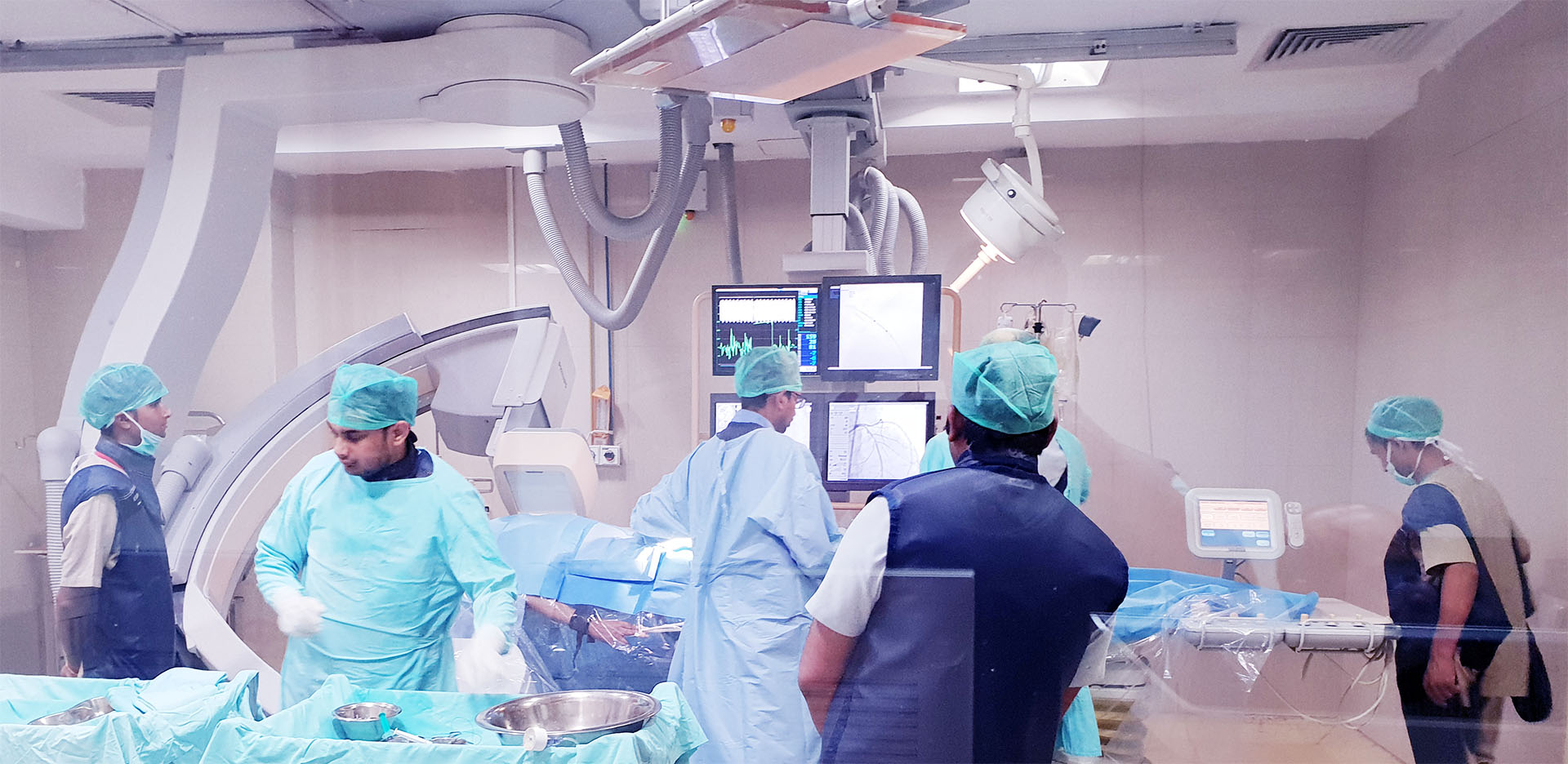 Dr. Gautam Swaroop during Operation