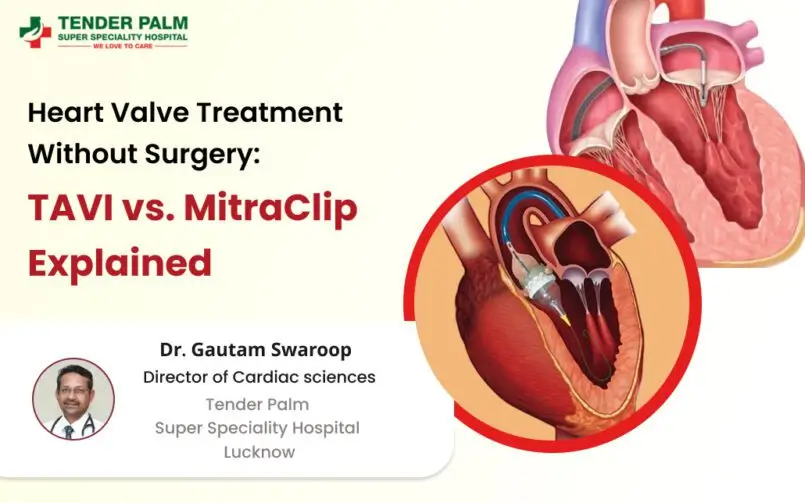 tavi vs mitraclip heart valve treatment explained by dr gautam swaroop at tender palm hospital lucknow