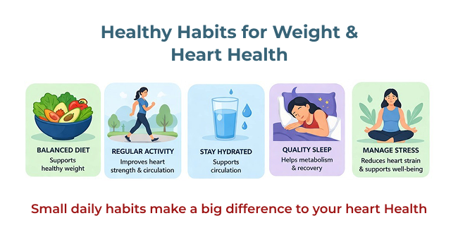 : Healthy Habits to Maintain Weight & Heart Health