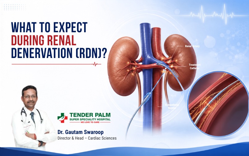Dr. Gautam Swaroop explaining renal denervation (RDN), a minimally invasive catheter-based treatment for selected patients with uncontrolled high blood pressure.Dr. Gautam Swaroop explaining renal denervation (RDN), a minimally invasive catheter-based treatment for selected patients with uncontrolled high blood pressure.