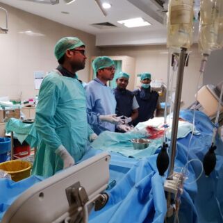 Dr. Gautam During Operation