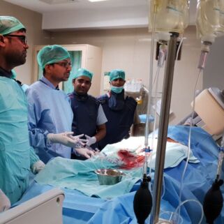 Dr. Gautam During Operation