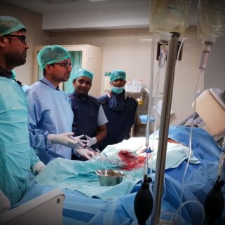 Dr. Gautam During Operation
